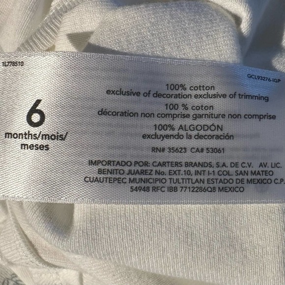 NWT Carter’s 3pc Wildflower Cardigan Set 6mo - Picture 5 of 5